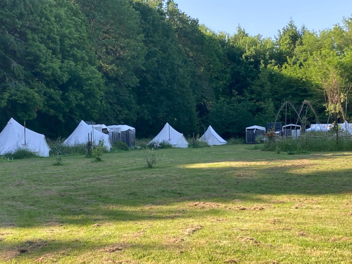 Au Pre Fleuri Eco Glamping Hotel Le Lindois Exterior photo